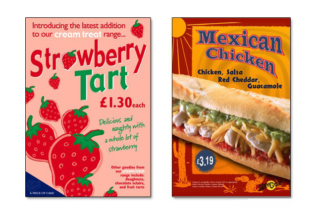 Digital illustration for promotional food posters