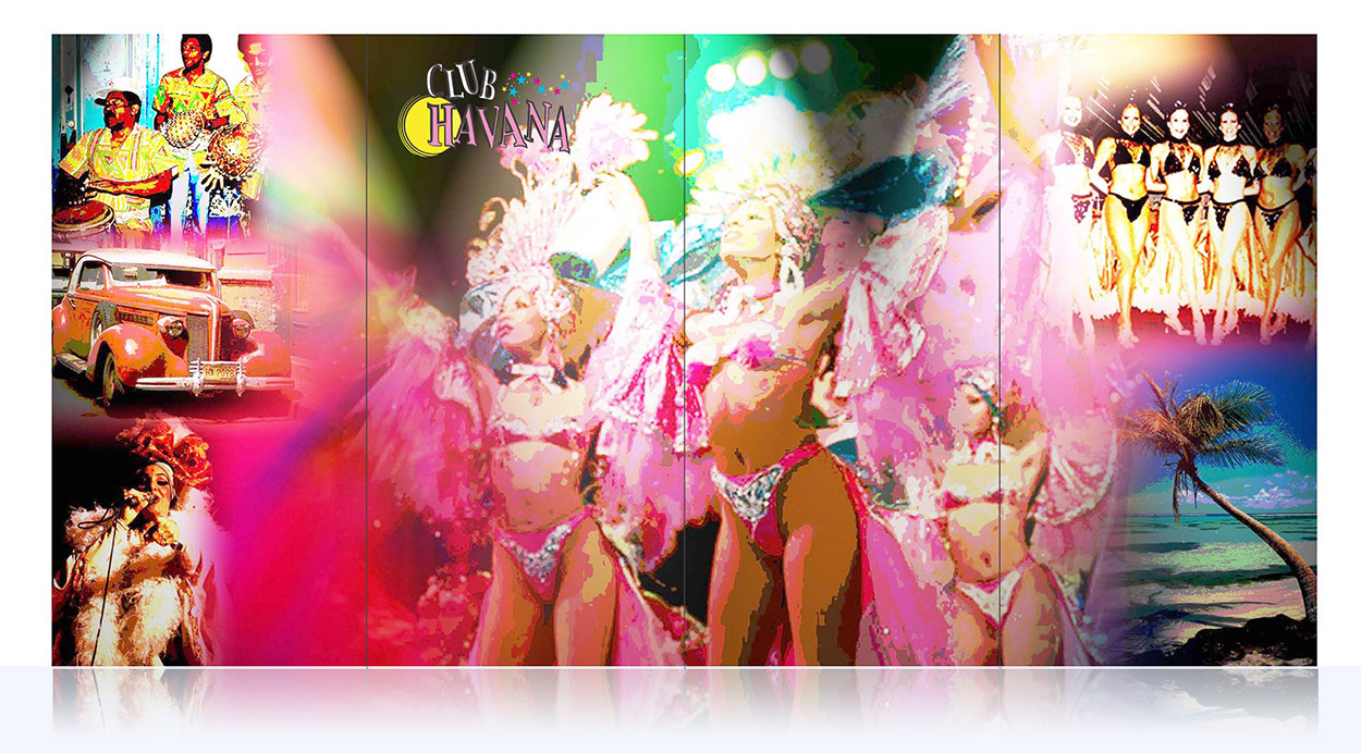 Hand drawn sketch for conference back drop