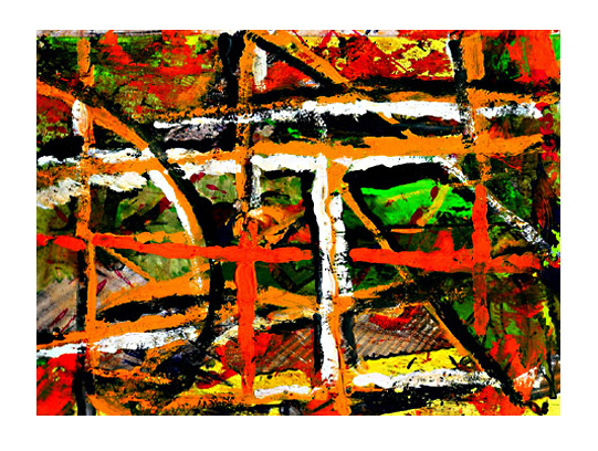 Mixed Media abstact painting