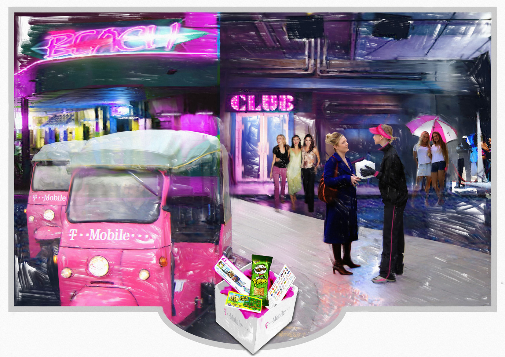 Original artwork creation process